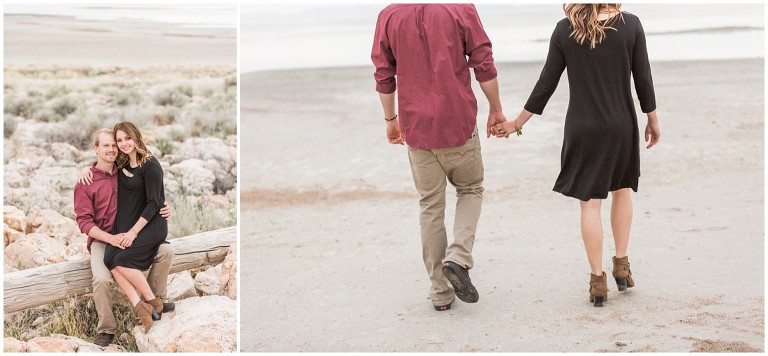 Antelope Island Engagement Pictures, Utah Wedding Photographer Ashley DeHart