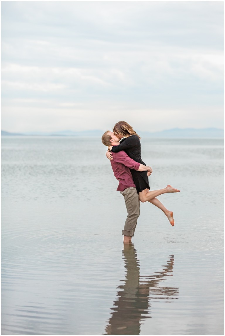 Antelope Island Engagement Pictures, Utah Wedding Photographer Ashley DeHart