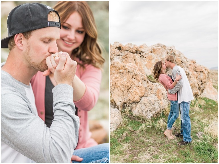 Antelope Island Engagement Pictures, Utah Wedding Photographer Ashley DeHart