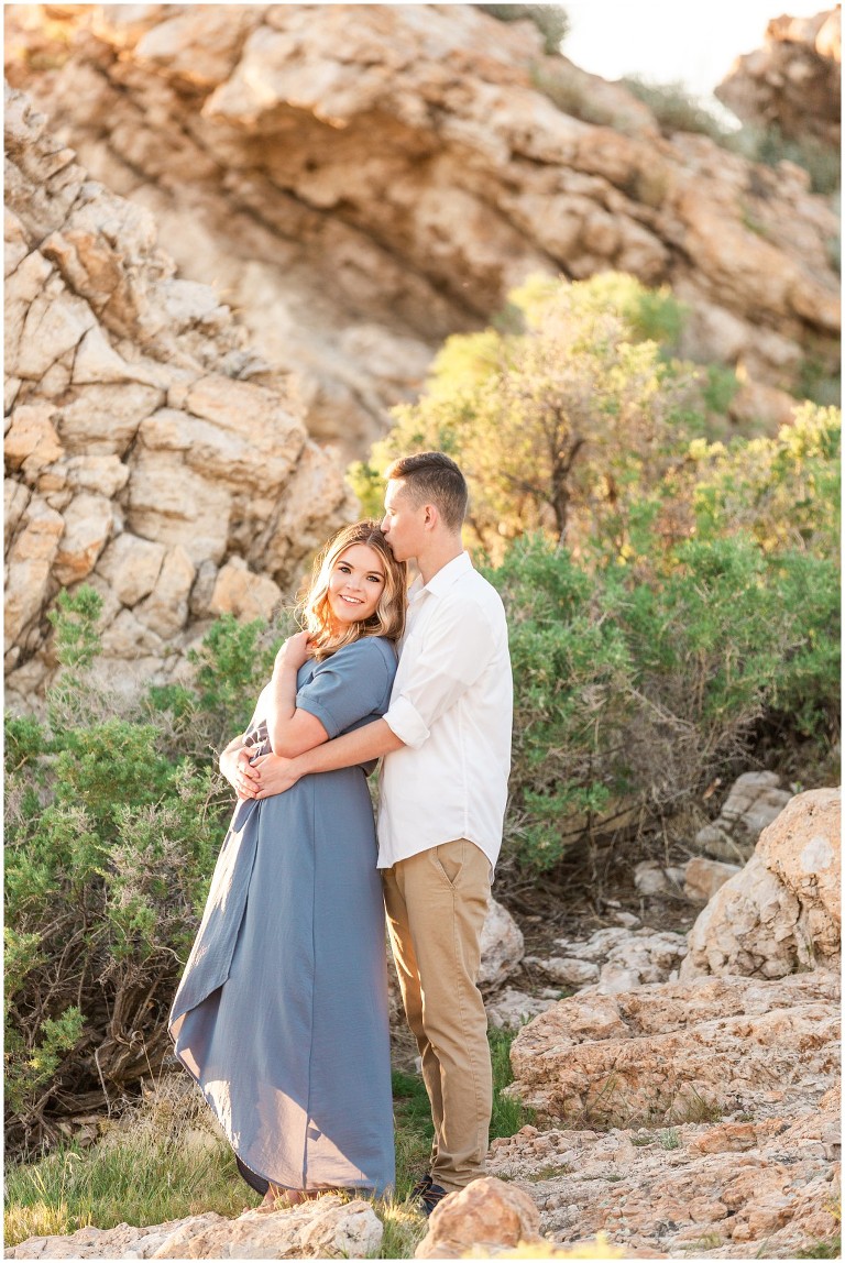 Golden Light Antelope Island Engagement Session, Ashley DeHart Photography | Utah Wedding Photographer