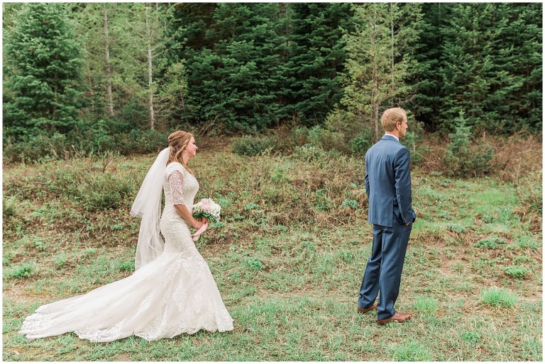 Jordan Pines First Look and Formals, Utah Wedding Photographer - Ashley DeHart