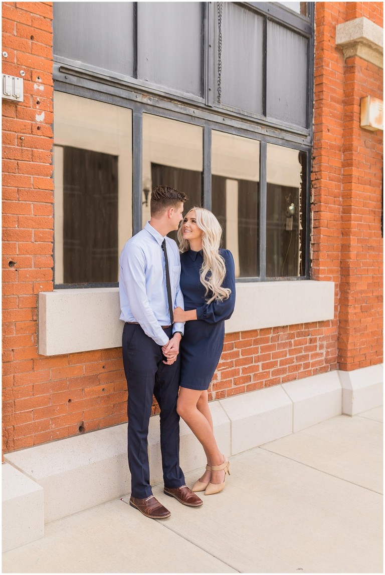 Downtown Salt Lake City Trolley Square Engagement Session - Ashley DeHart Photography