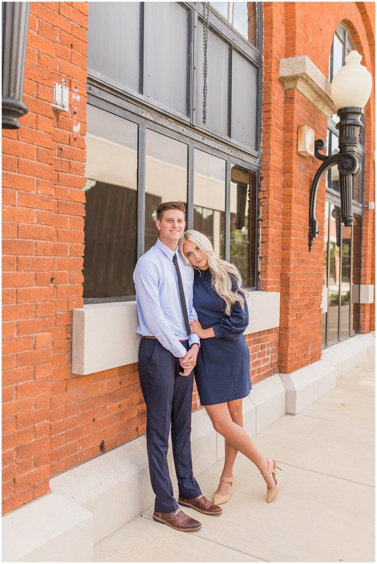 Downtown Salt Lake City Trolley Square Engagement Session - Ashley DeHart Photography
