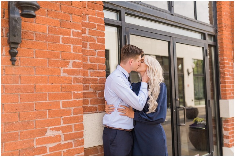 Downtown Salt Lake City Trolley Square Engagement Session - Ashley DeHart Photography