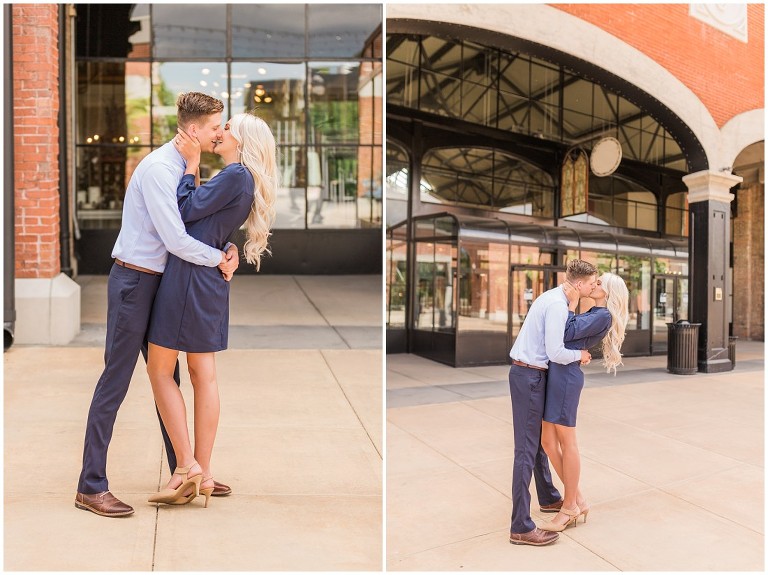 Downtown Salt Lake City Trolley Square Engagement Session - Ashley DeHart Photography