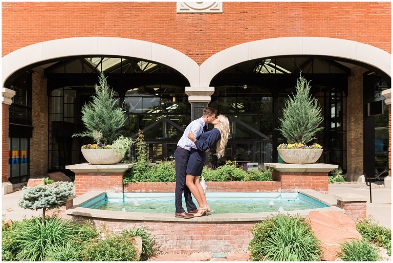 Downtown Salt Lake City Trolley Square Engagement Session - Ashley DeHart Photography