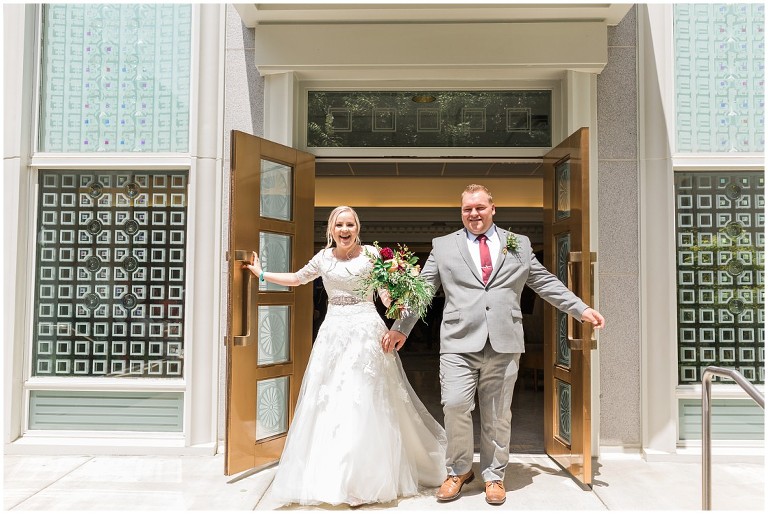LDS Wedding Mount Timpanogos Temple -- Ashley DeHart Photography