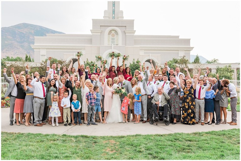 LDS Wedding Mount Timpanogos Temple -- Ashley DeHart Photography