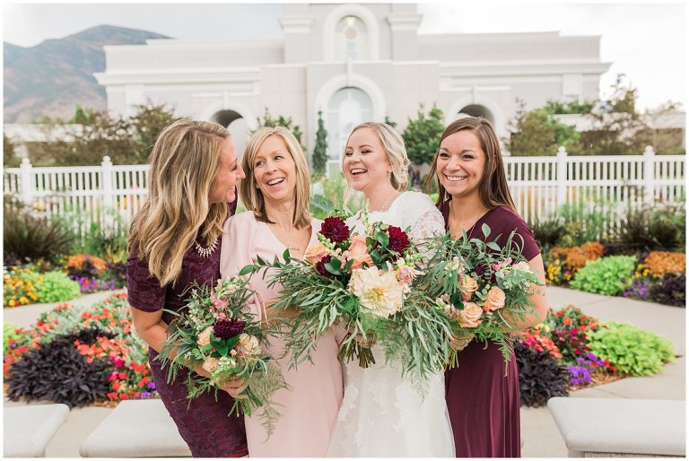 LDS Wedding Mount Timpanogos Temple -- Ashley DeHart Photography