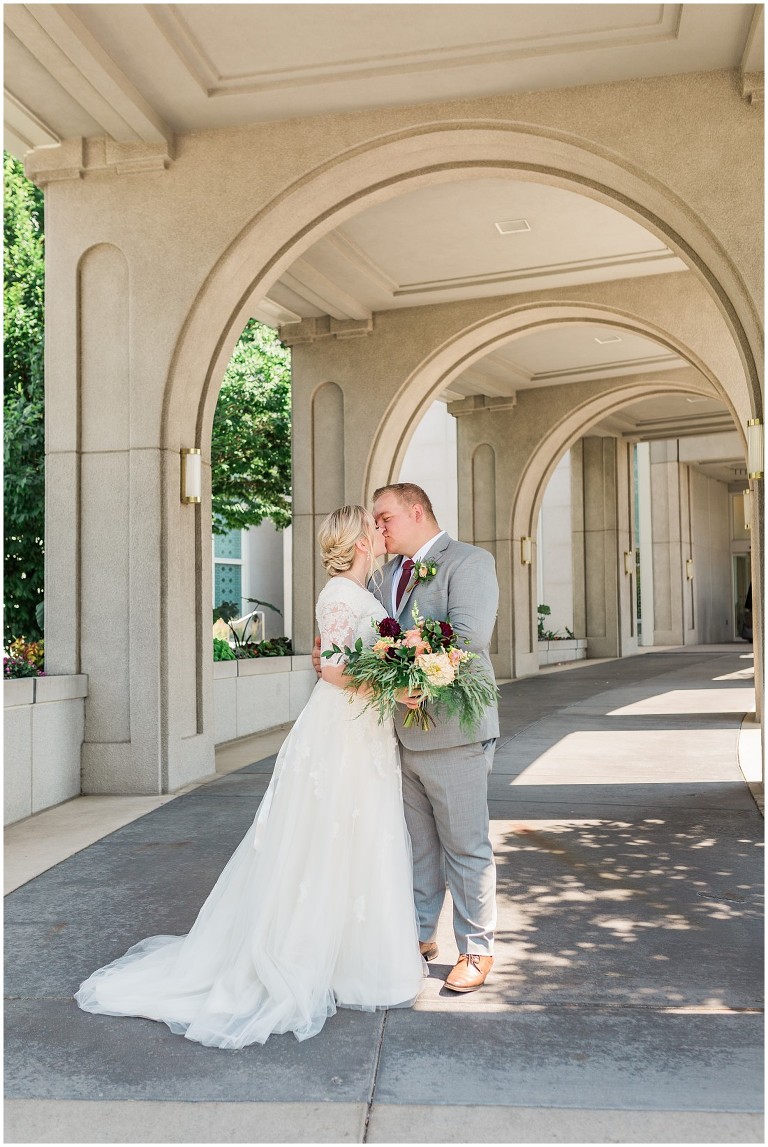 LDS Wedding Mount Timpanogos Temple -- Ashley DeHart Photography