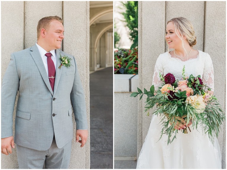 LDS Wedding Mount Timpanogos Temple -- Ashley DeHart Photography
