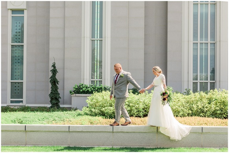 LDS Wedding Mount Timpanogos Temple -- Ashley DeHart Photography