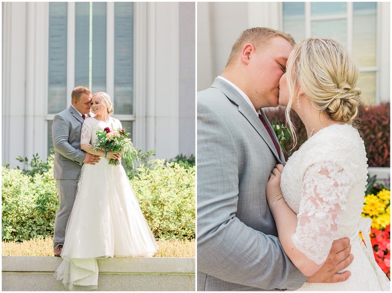 LDS Wedding Mount Timpanogos Temple -- Ashley DeHart Photography