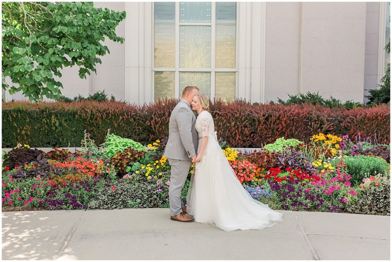 LDS Wedding Mount Timpanogos Temple -- Ashley DeHart Photography