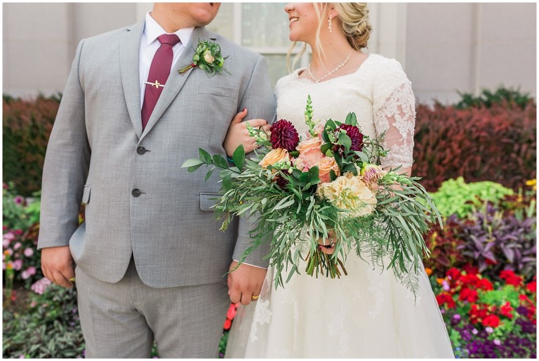 LDS Wedding Mount Timpanogos Temple -- Ashley DeHart Photography