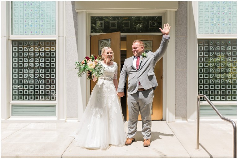 LDS Wedding Mount Timpanogos Temple -- Ashley DeHart Photography