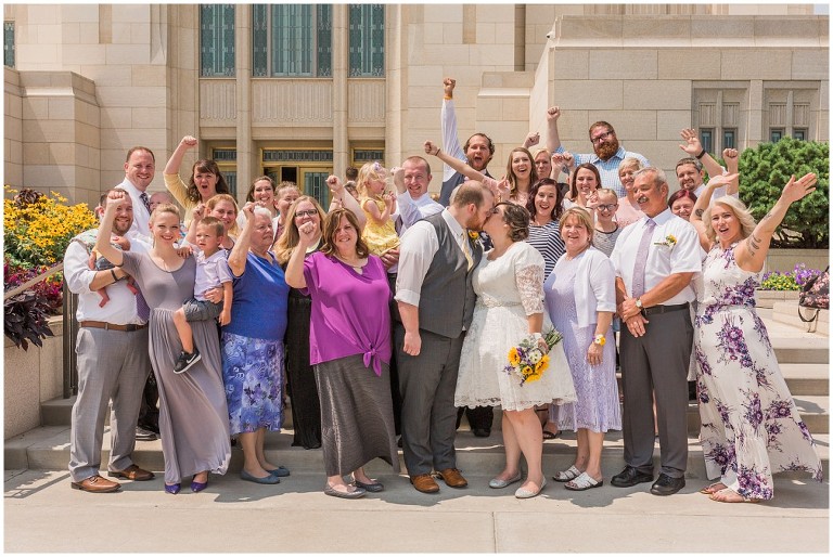Ogden Utah LDS Temple Wedding, Michelle and Jesse - Ashley DeHart Photography