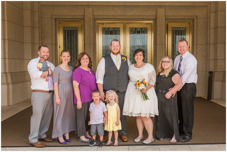Ogden Utah LDS Temple Wedding, Michelle and Jesse - Ashley DeHart Photography