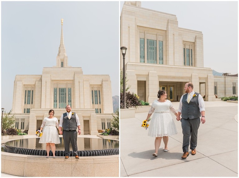 Ogden Utah LDS Temple Wedding, Michelle and Jesse - Ashley DeHart Photography