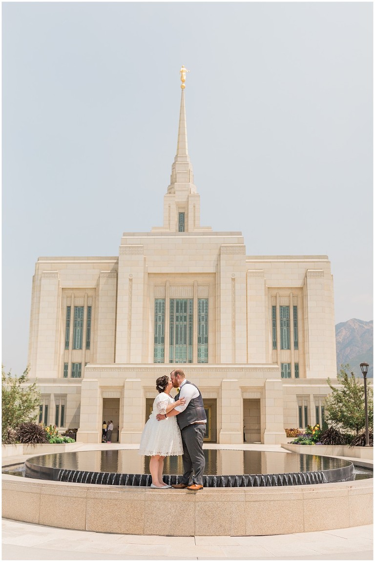 Ogden Utah LDS Temple Wedding, Michelle and Jesse - Ashley DeHart Photography