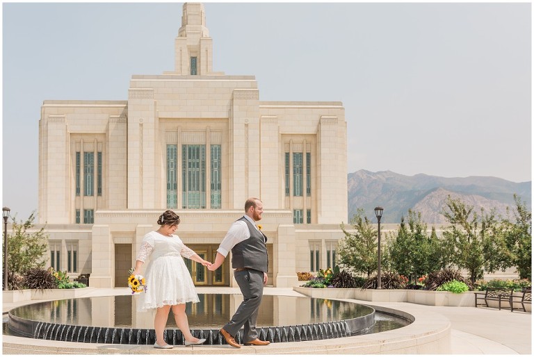 Ogden Utah LDS Temple Wedding, Michelle and Jesse - Ashley DeHart Photography