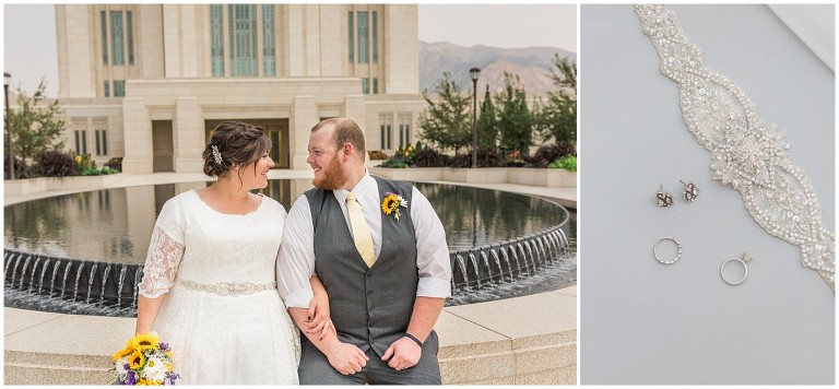 Ogden Utah LDS Temple Wedding, Michelle and Jesse - Ashley DeHart Photography