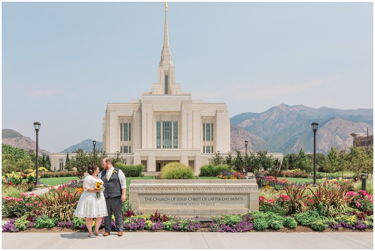 Ogden Utah LDS Temple Wedding, Michelle and Jesse - Ashley DeHart Photography