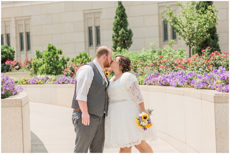 Ogden Utah LDS Temple Wedding, Michelle and Jesse - Ashley DeHart Photography