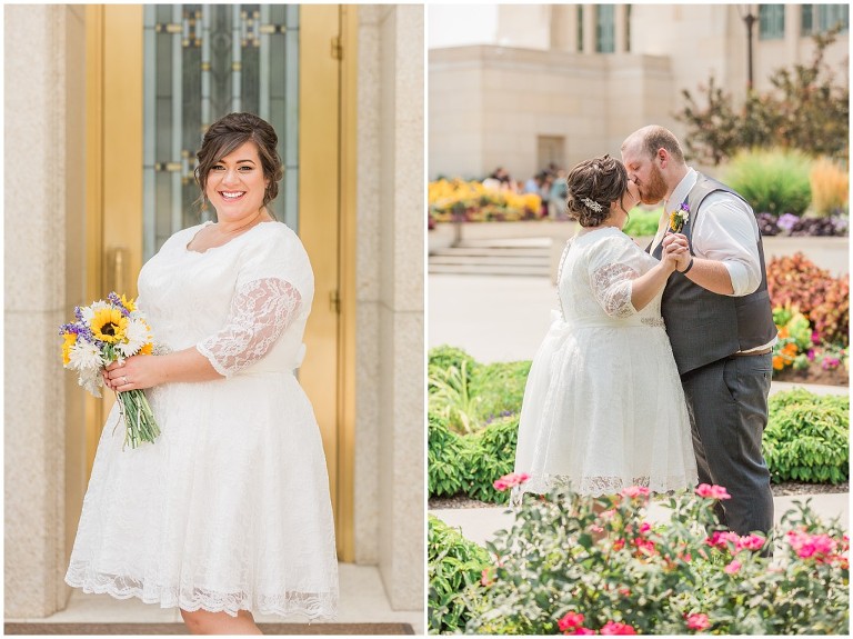 Ogden Utah LDS Temple Wedding, Michelle and Jesse - Ashley DeHart Photography