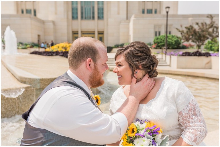 Ogden Utah LDS Temple Wedding, Michelle and Jesse - Ashley DeHart Photography