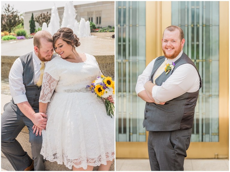 Ogden Utah LDS Temple Wedding, Michelle and Jesse - Ashley DeHart Photography