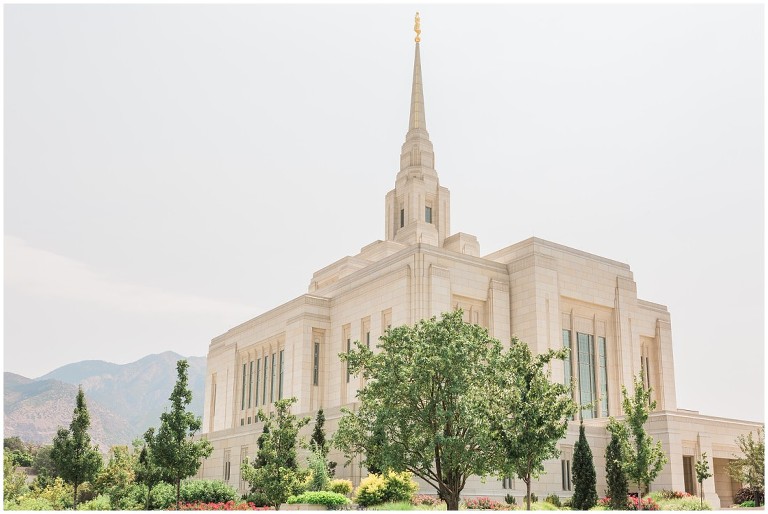 Ogden Utah LDS Temple Wedding, Michelle and Jesse - Ashley DeHart Photography