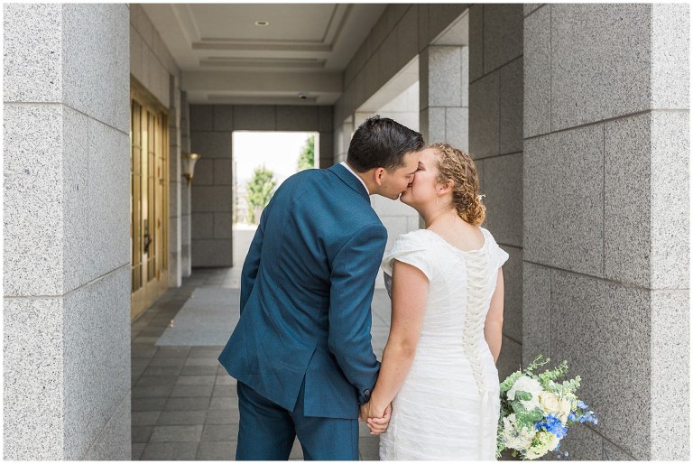 Draper LDS Temple Kelsey Ethan - Ashley DeHart Utah Wedding Photographer