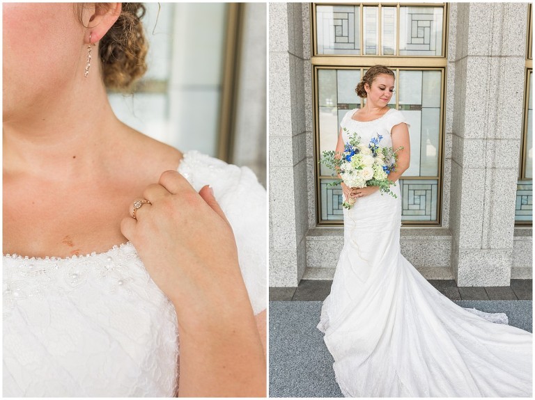 Draper LDS Temple Kelsey Ethan - Ashley DeHart Utah Wedding Photographer