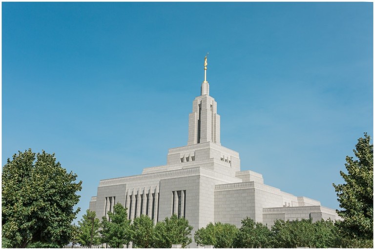 Draper LDS Temple Kelsey Ethan - Ashley DeHart Utah Wedding Photographer