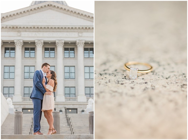 Utah State Capitol Proposal - Utah Wedding Photographer, Ashley DeHart