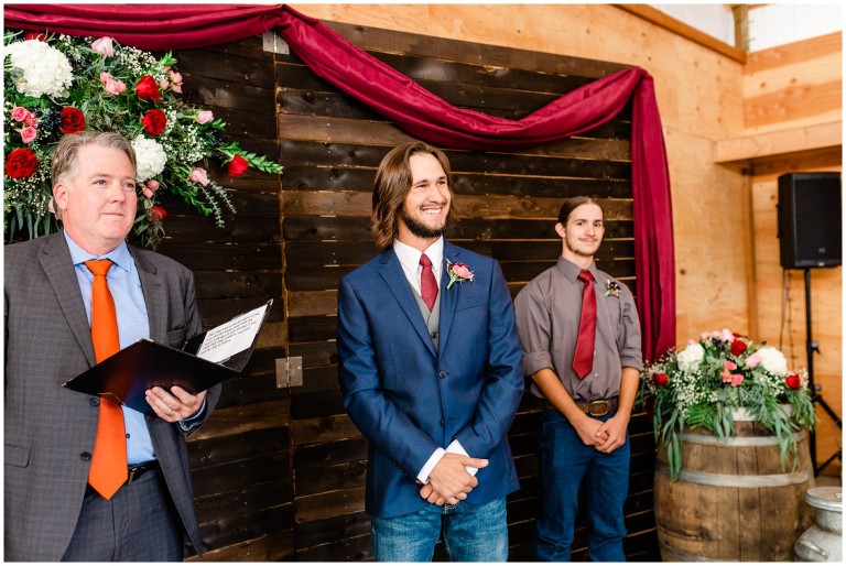 Navy and burgundy backyard wedding - Ashley DeHart Photography, Utah Wedding Photographer