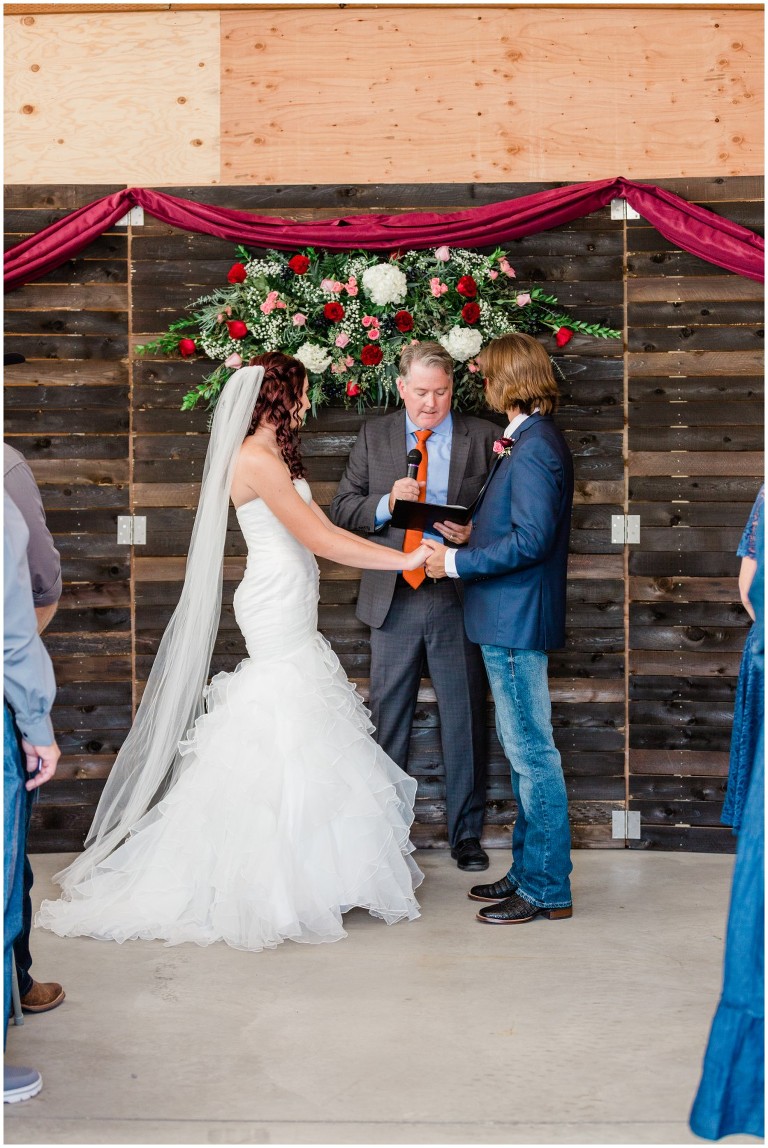 Navy and burgundy backyard wedding - Ashley DeHart Photography, Utah Wedding Photographer