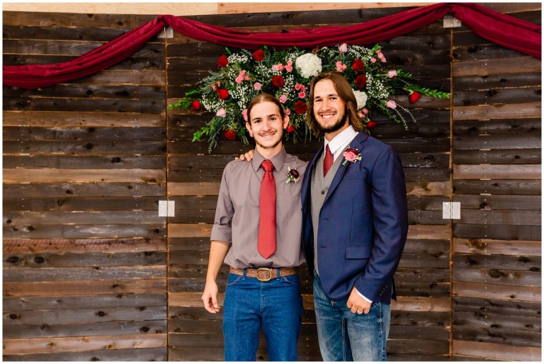 Navy and burgundy backyard wedding - Ashley DeHart Photography, Utah Wedding Photographer