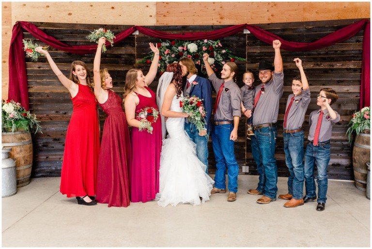 Navy and burgundy backyard wedding - Ashley DeHart Photography, Utah Wedding Photographer