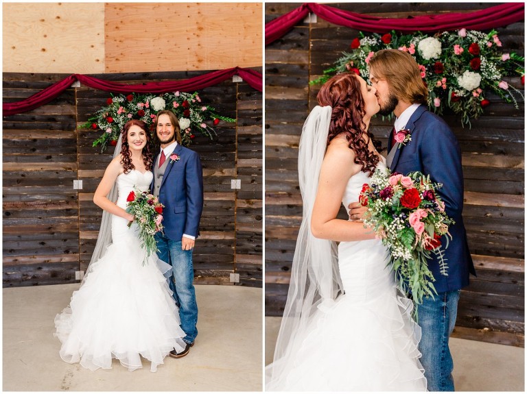 Navy and burgundy backyard wedding - Ashley DeHart Photography, Utah Wedding Photographer
