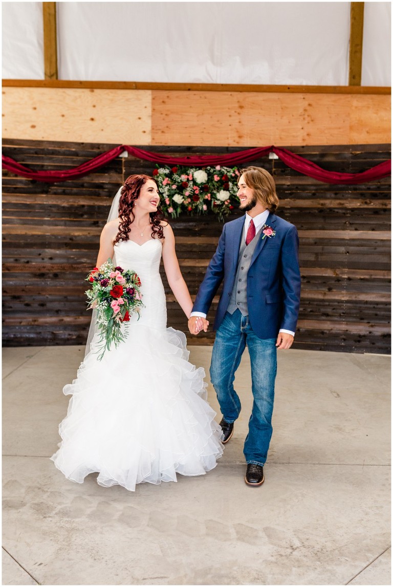 Navy and burgundy backyard wedding - Ashley DeHart Photography, Utah Wedding Photographer