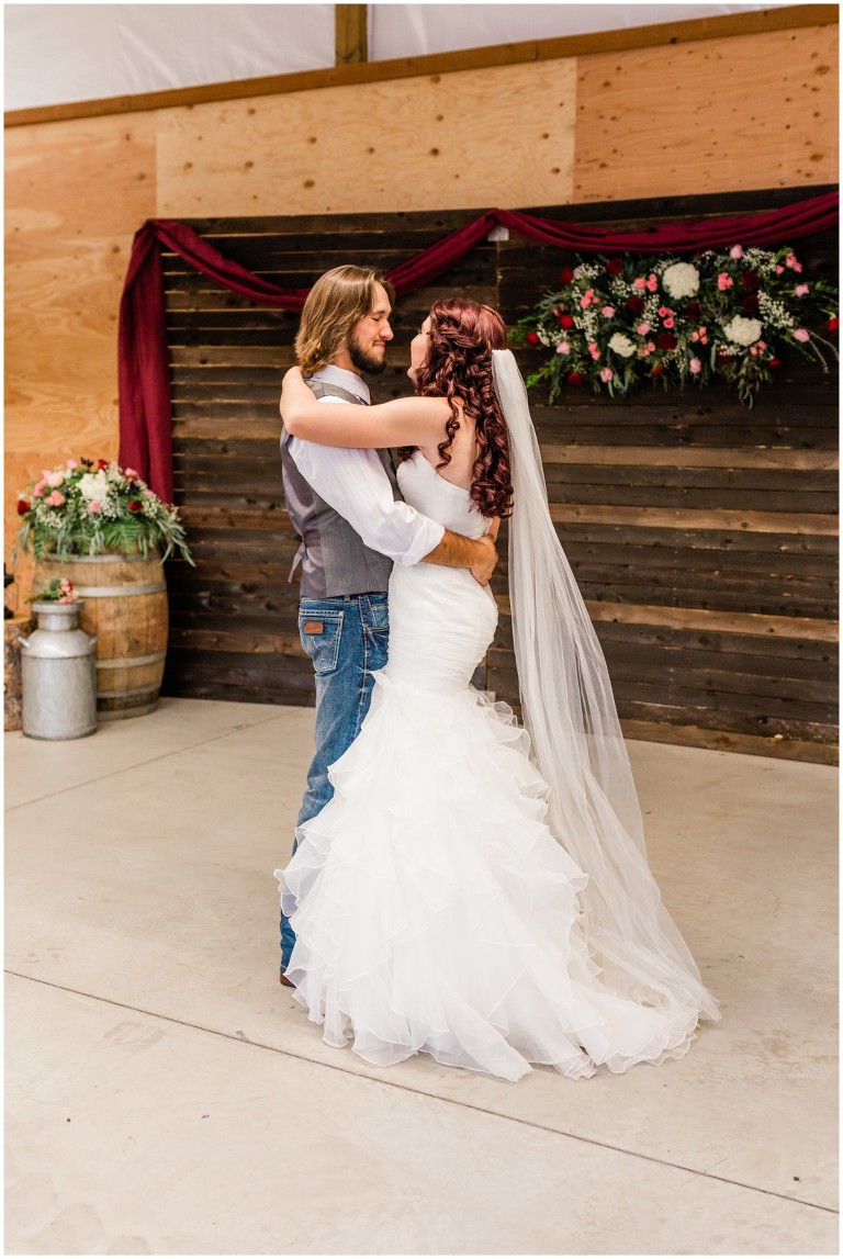 Navy and burgundy backyard wedding - Ashley DeHart Photography, Utah Wedding Photographer