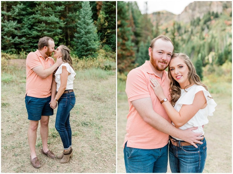 Park City Fall Engagement Wedding at Empire Pass - Ashley DeHart Photography