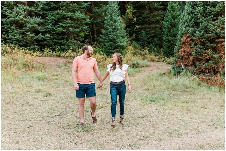 Park City Fall Engagement Wedding at Empire Pass - Ashley DeHart Photography