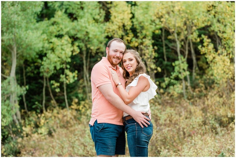 Park City Fall Engagement Wedding at Empire Pass - Ashley DeHart Photography