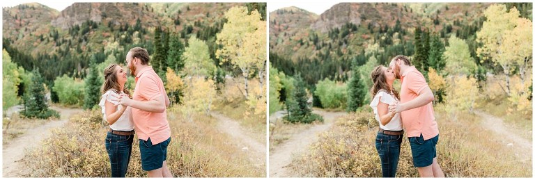Park City Fall Engagement Wedding at Empire Pass - Ashley DeHart Photography