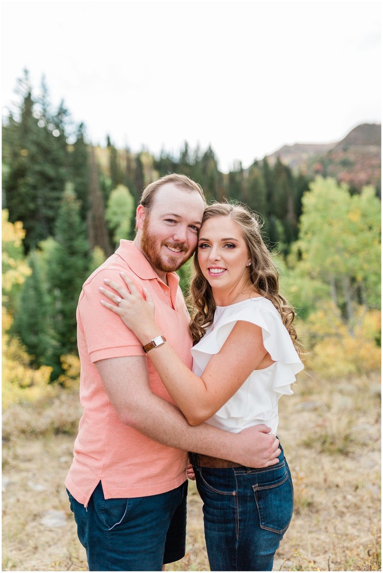 Park City Fall Engagement Wedding at Empire Pass - Ashley DeHart Photography