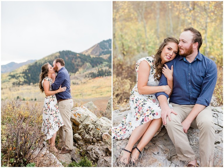 Park City Fall Engagement Wedding at Empire Pass - Ashley DeHart Photography
