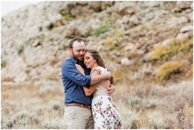 Park City Fall Engagement Wedding at Empire Pass - Ashley DeHart Photography